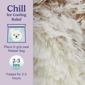 Warmies Marshmallow Brown Bear lavender scent adds gentle aroma