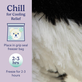 Warmies Penguin bedtime-routine with weighted comfort for soothing sleep
