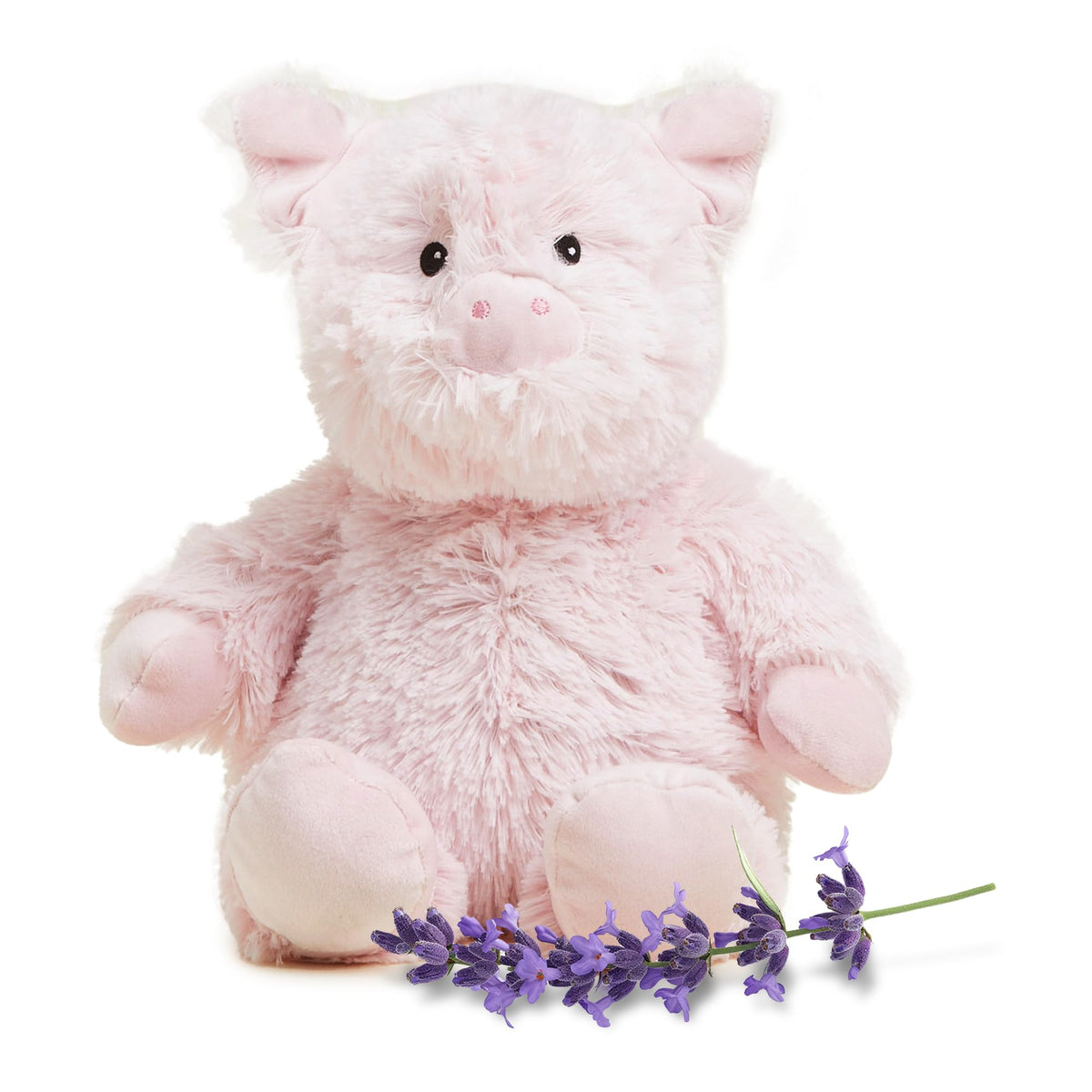 Warmies Pig microwavable plush for cozy bedtime warmth and relaxation.