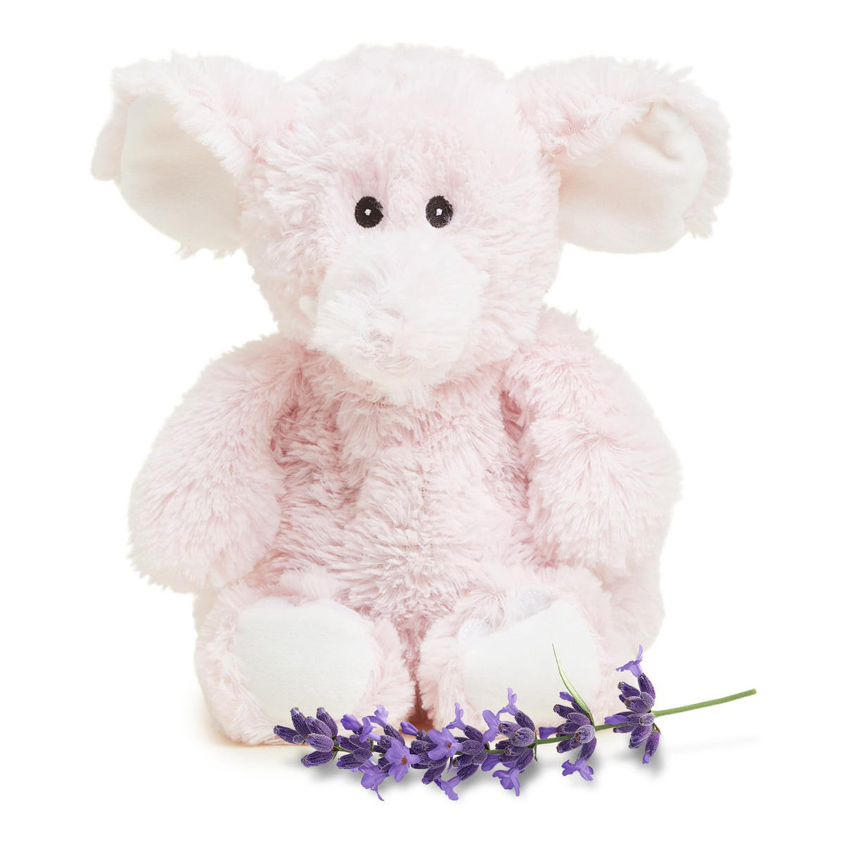 Warmies Pink Elephant heat therapy plush for cozy evenings and relaxation.