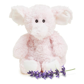Warmies Pink Elephant heat therapy plush for cozy evenings and relaxation.