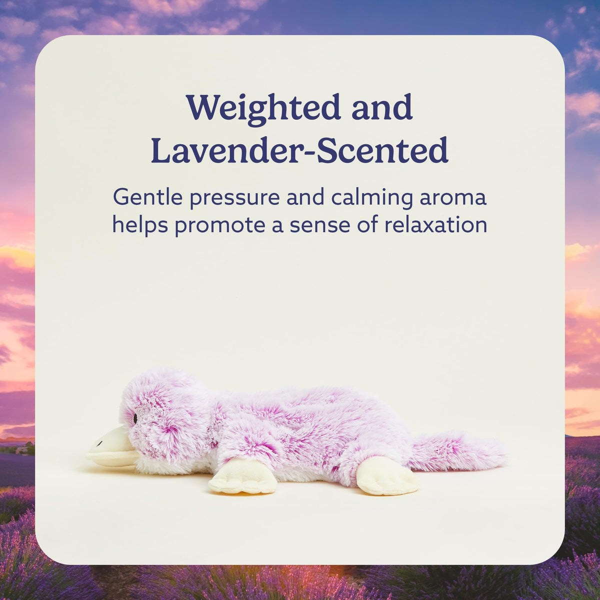 Warmies Platypus cooling option offers refreshing relief on hot days