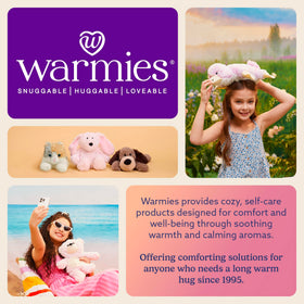 Gift-ready Warmies platypus plush suitable for kids and adults.