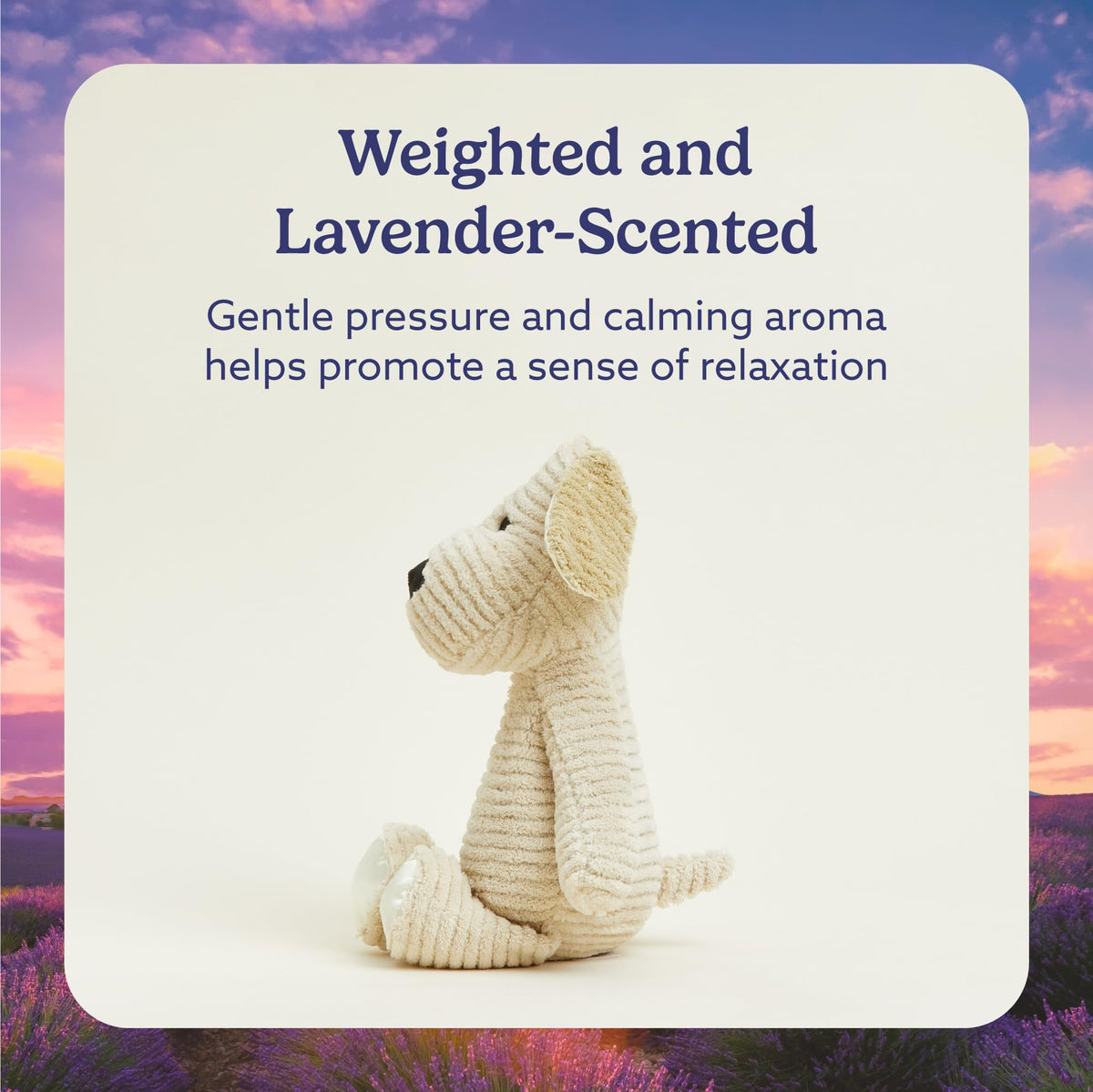 Warmies Puppy heat-and-cuddle plush ideal for bedtime routines