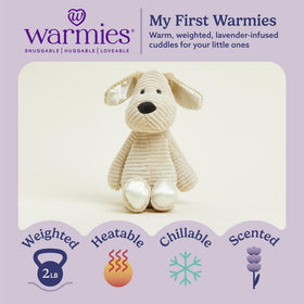 Warmies Puppy lavender-scented plush for calming relaxation