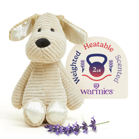 Warmies Puppy microwavable soft plush for cozy warmth at bedtime