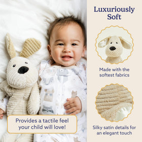 Warmies Puppy weighted plush with grain filling for gentle hugs