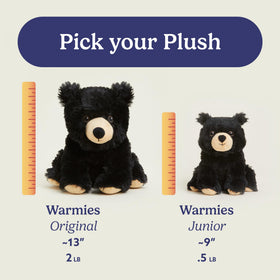 Warmies safe-for-all-ages design supports comforting moments.