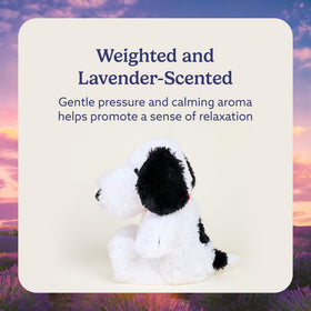 Warmies Snoopy lavender-scented plush creates a calming bedtime ritual