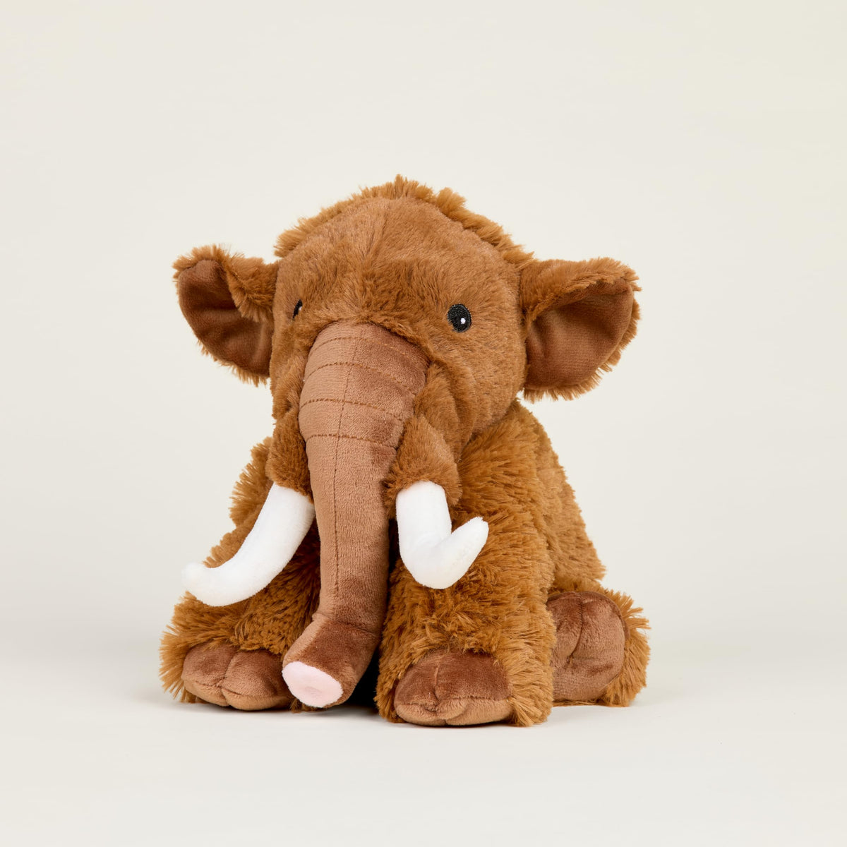 Warmies Wooly Mammoth microwavable plush with French lavender scent for cozy relaxation.