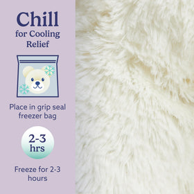 Warmies Yellow Lab bedtime snuggle companion for cozy evenings.