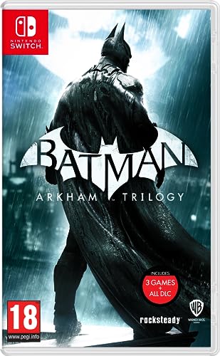 Gotham streets lit at night in the Switch bundle.