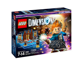 Warner Bros Fantastic Beasts LEGO Dimensions Newt Scamander and Niffler figure close-up collectible