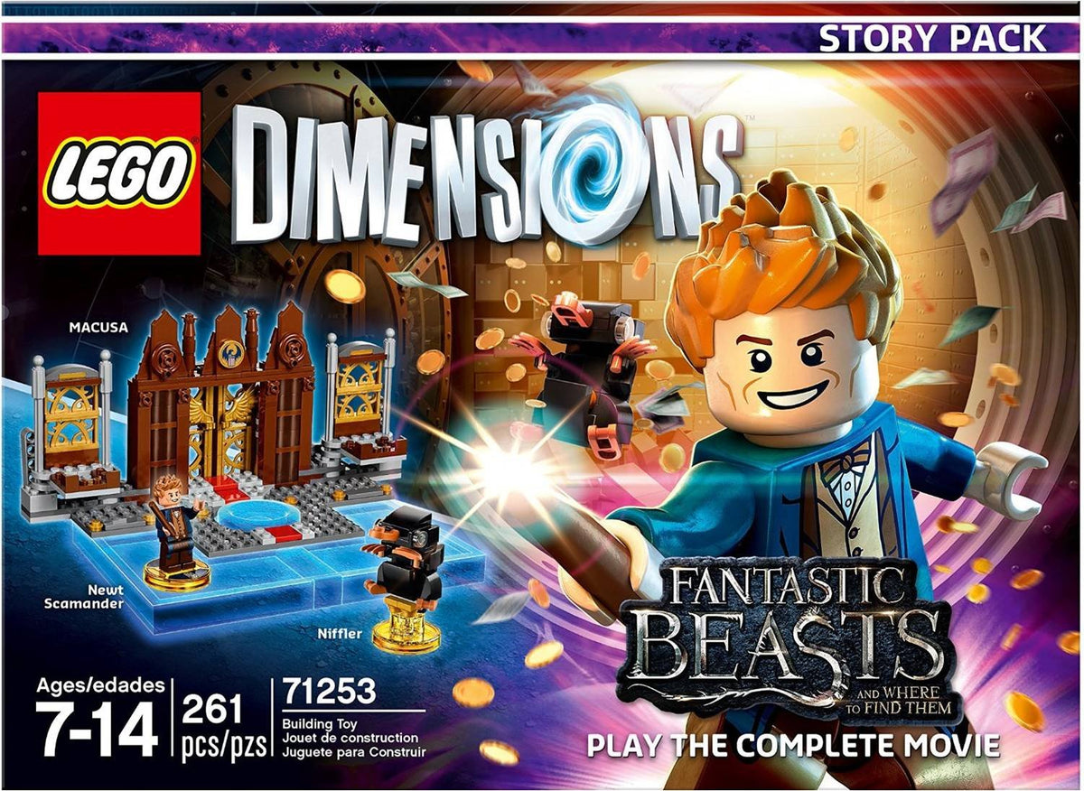 Warner Bros Fantastic Beasts Story Pack promo image highlighting immersive LEGO adventure