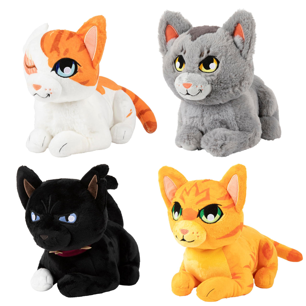 Warrior Cats 11-inch mystery plush on display for fans and collectors.