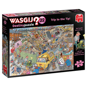 Wasgij Destiny 22 box front showcasing the trip to the tip concept