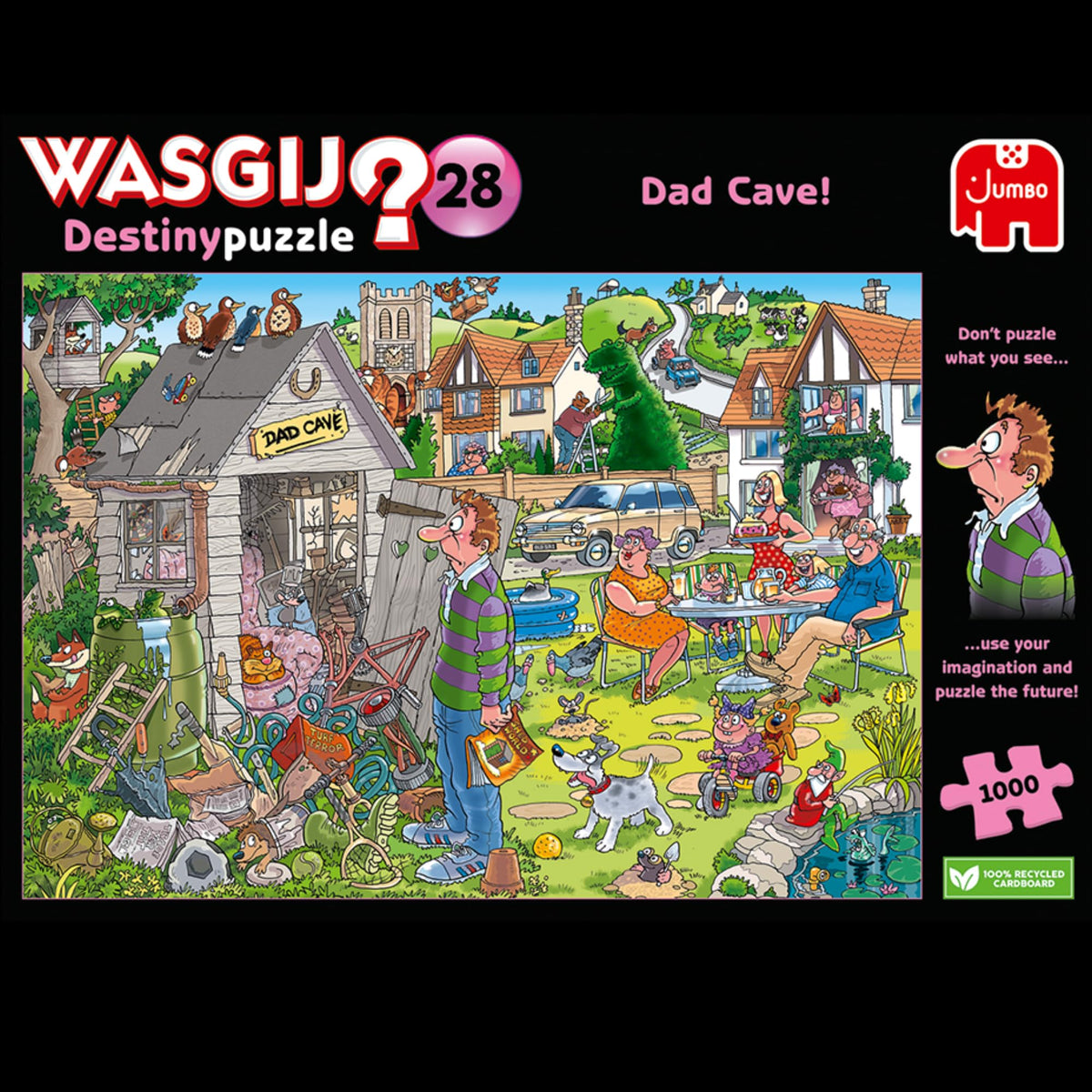 Wasgij Destiny 28 puzzle mystery encourages social puzzling with friends and family