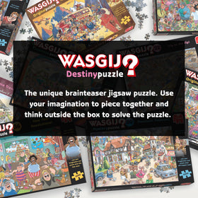 Wasgij Destiny 28 recycled board material for sustainable puzzling