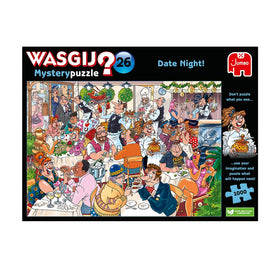 Busy kitchen scene from Wasgij Mystery 26, inviting collaborative problem solving