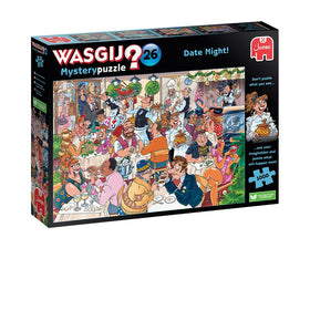 Wasgij Mystery 26 Date Night puzzle box: engaging evening challenge for couples