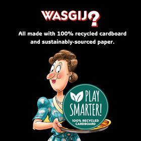 Wasgij Retro Mystery 8 1000-piece set emphasizes eco-friendly board for thoughtful puzzling.