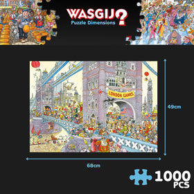 Wasgij Retro Mystery 8 scene with tourists hints at the challenge behind the next moment.