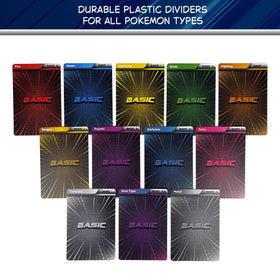 WASTED WIZARD basic and foiled stage dividers help separate cards by evolution level.