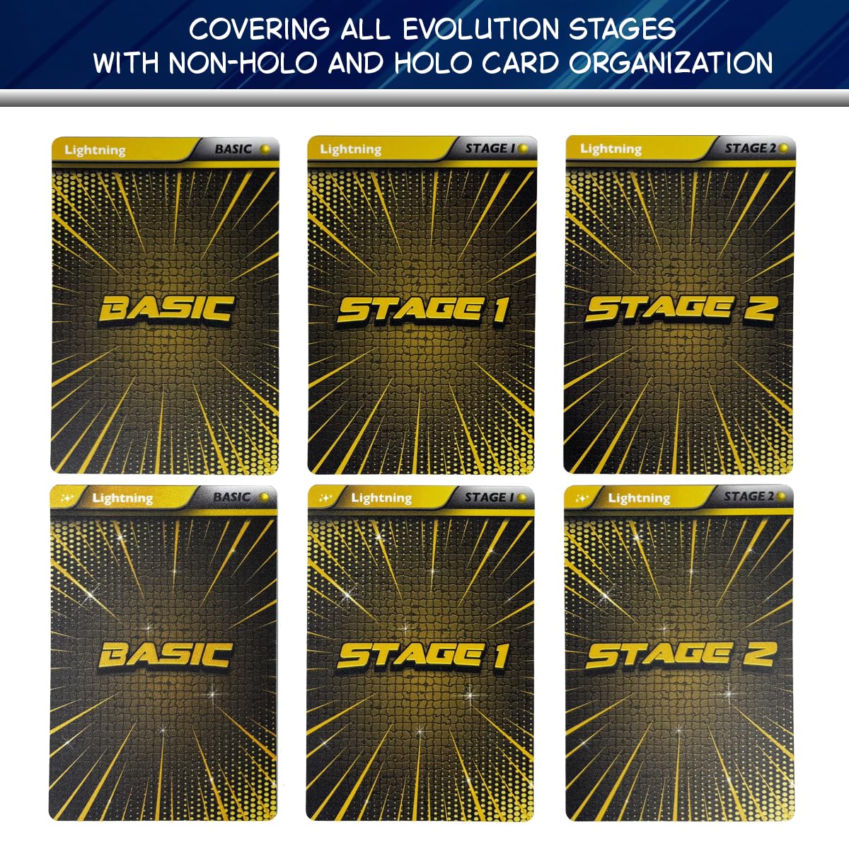 WASTED WIZARD energy dividers for all types keep energy cards neatly sorted.