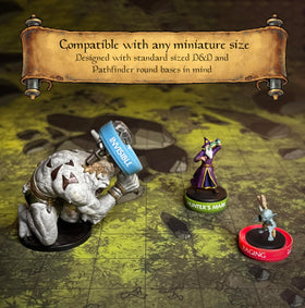 WASTED WIZARD magical and physical effects rings for gameplay cues