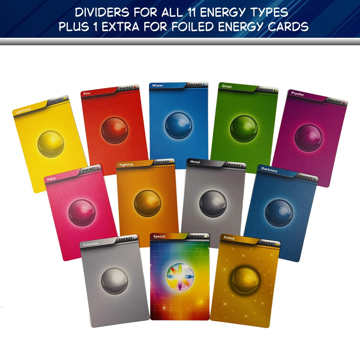 WASTED WIZARD trainer dividers foil versions streamline trainer card organization.