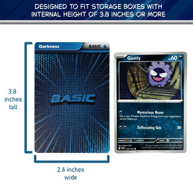 WASTED WIZARD universal box fit fits most card storage cases and deck boxes.