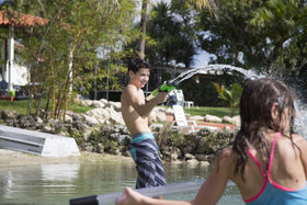 Water Sports Stream Machine reach up to 50 feet in open water play.