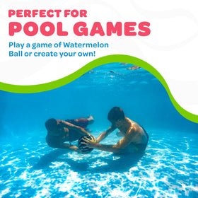 Watermelon Ball fill with water provides added weight and stability.