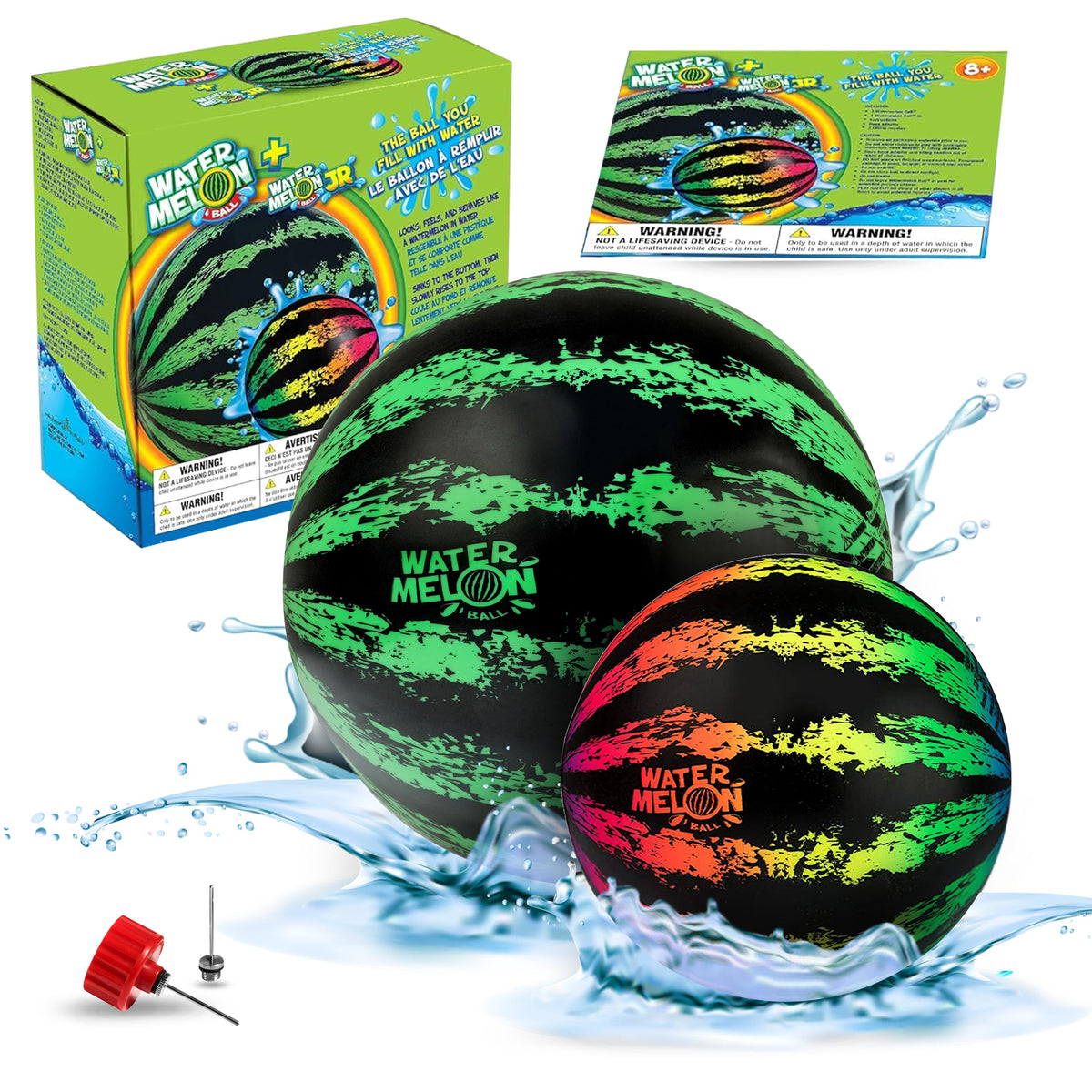 Watermelon Ball 6.5-inch pool toy for family splash play.