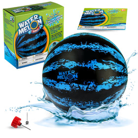 Watermelon Ball for underwater passing in pool, boosting teamwork.
