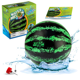 Watermelon Ball underwater play scene for endless pool fun