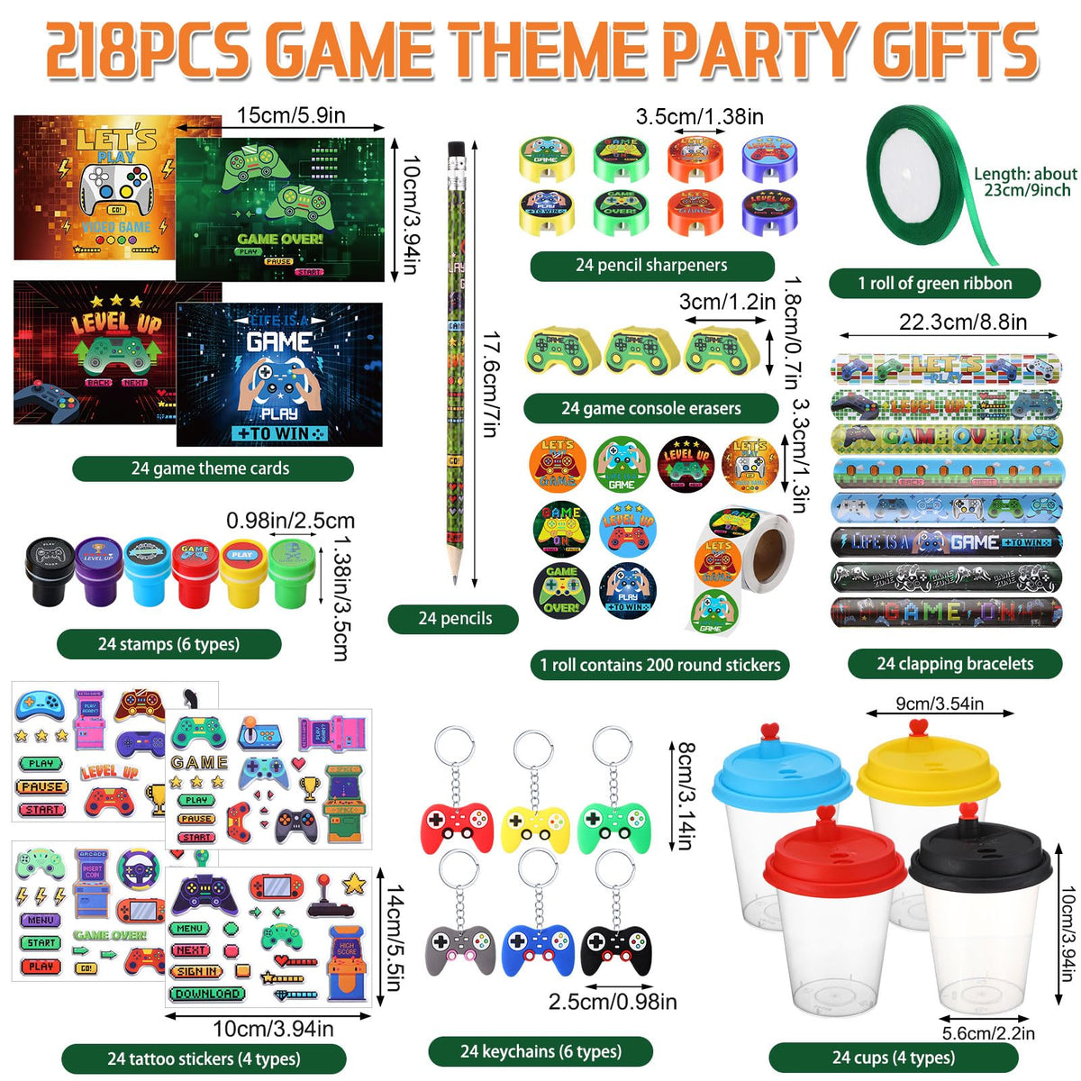 Watersay cards designed for gamer celebrations and easy party activities