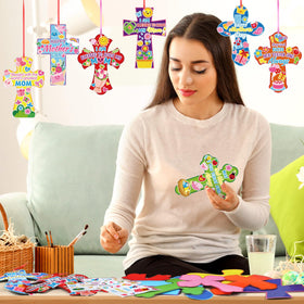 Watersay Mother's Day décor ideas from the cross craft project