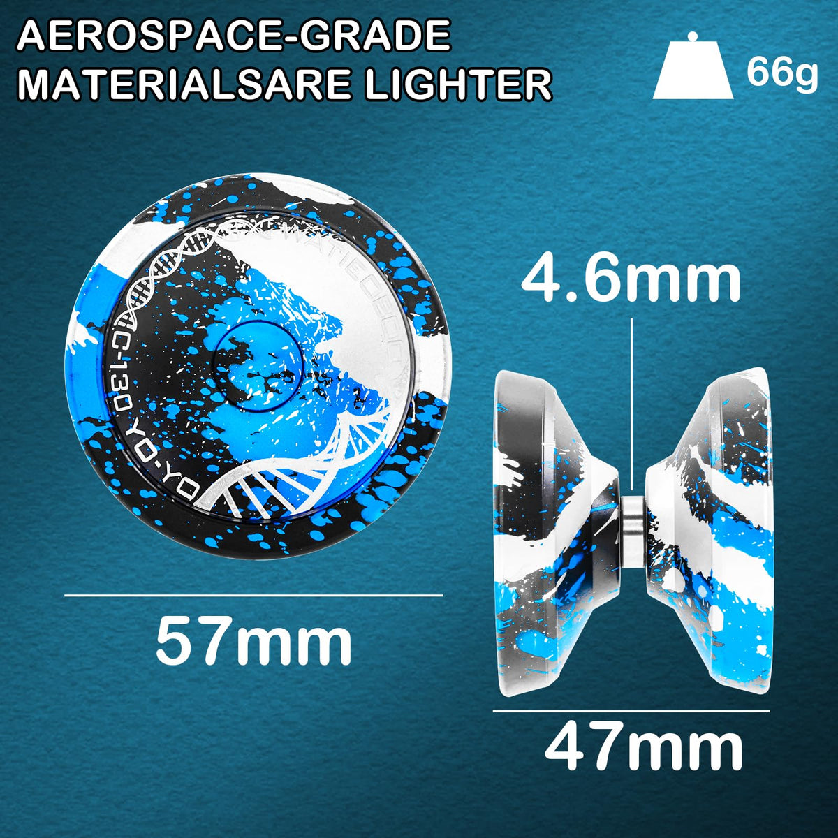 WATIEOBOO C130 6061 aluminum body delivers durability and smooth rotation
