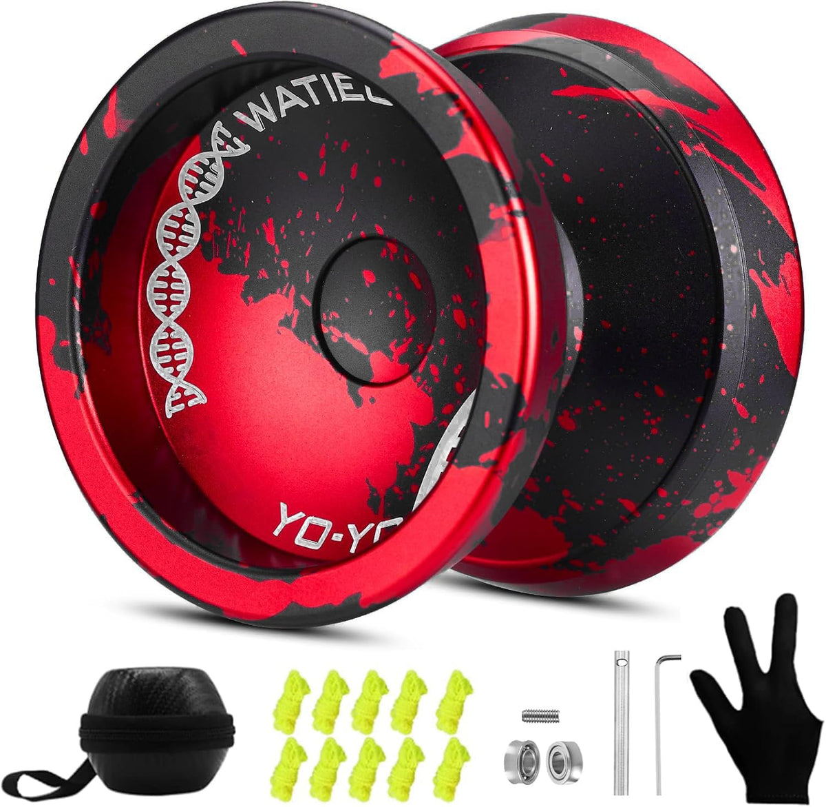 WATIEOBOO YoYo with dimple ball design for steady finger spins.