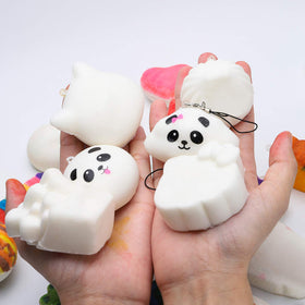 Watinc DIY squeeze toys with random patterns, paintable, perfect for creative gifts.