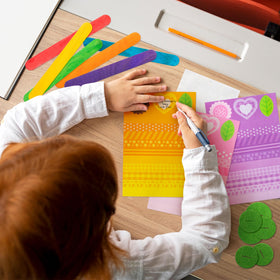 WATINC flower pot craft card stock with crisp, double-sided colors for decorations.