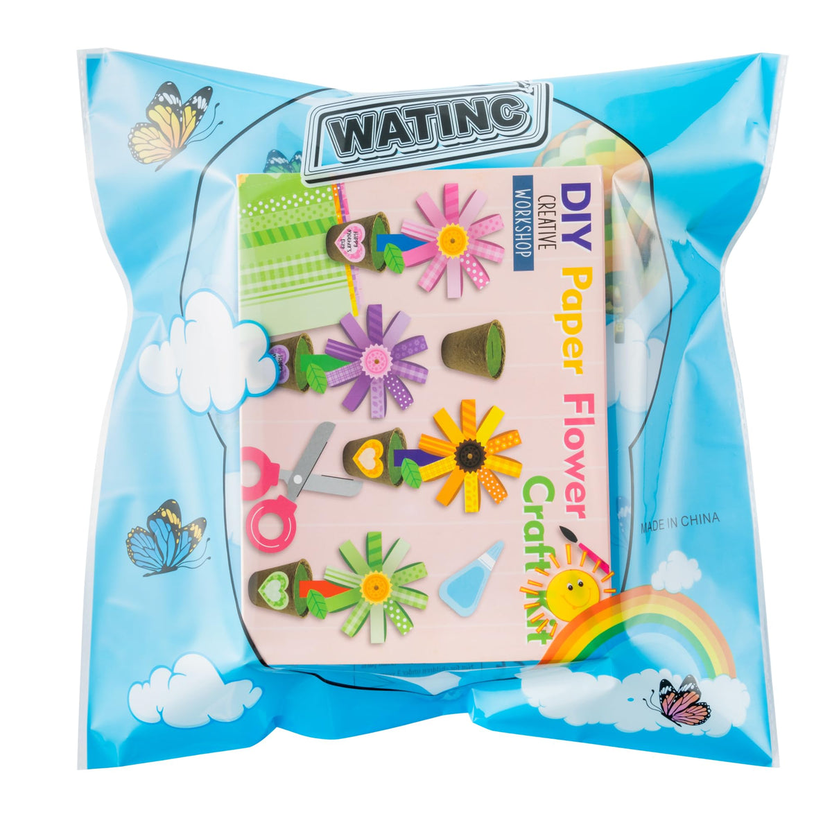WATINC gold fixing nails provide stylish decorative detail.