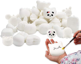 Watinc random 30 Pcs squeeze toys set, cream scented, ideal for stress relief and decor.