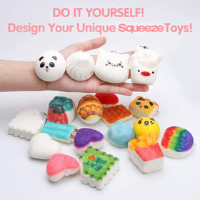 Watinc 30 pcs set with random designs and stickers for customizable play and collection.