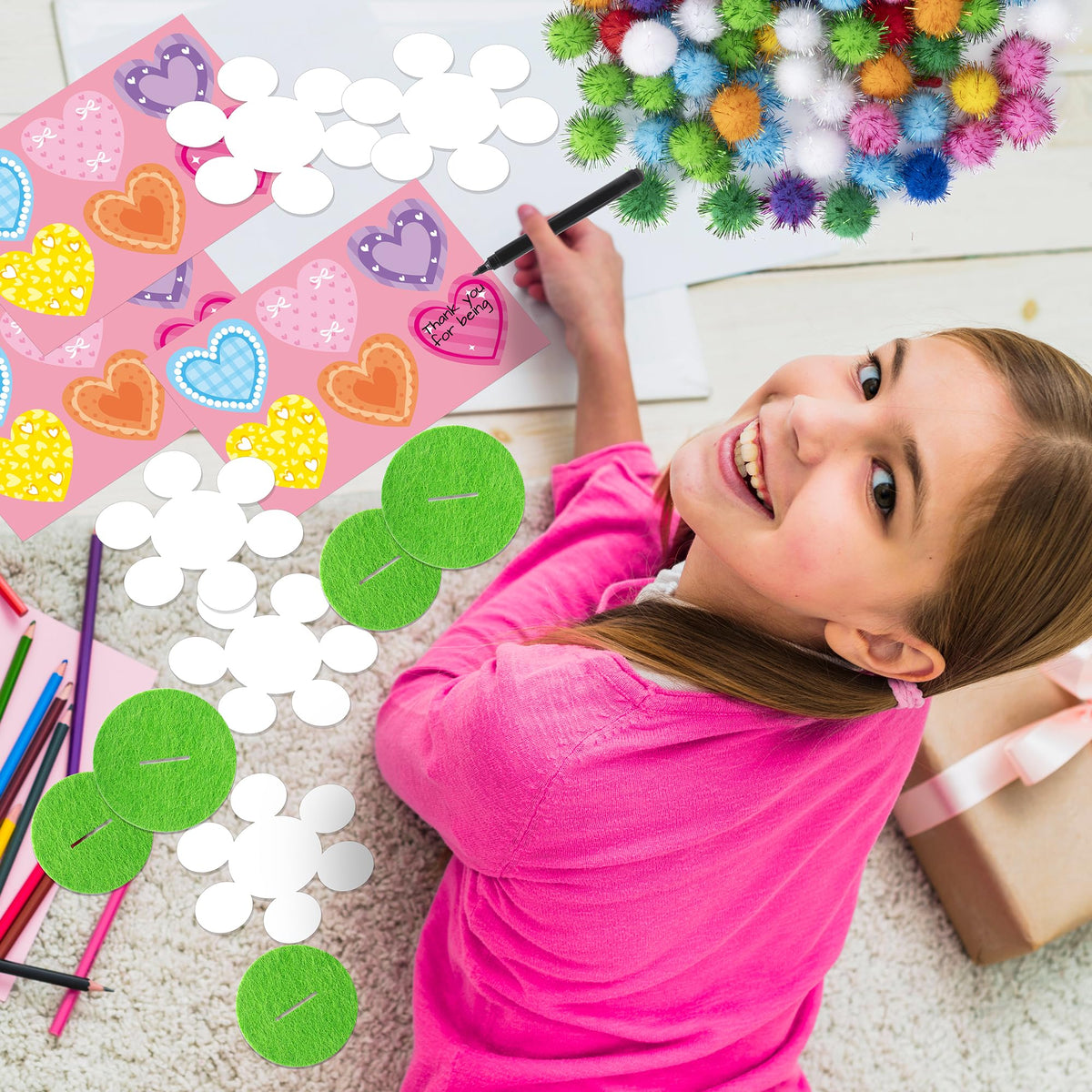 Watinc safe non-toxic materials provide a worry-free crafting experience for children.