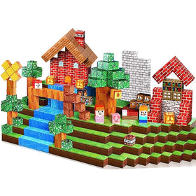 Wattlink magnetic blocks bricks encourage imaginative 3D play