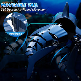 Watudou 1:18 scale shark toy for lifelike pool adventures