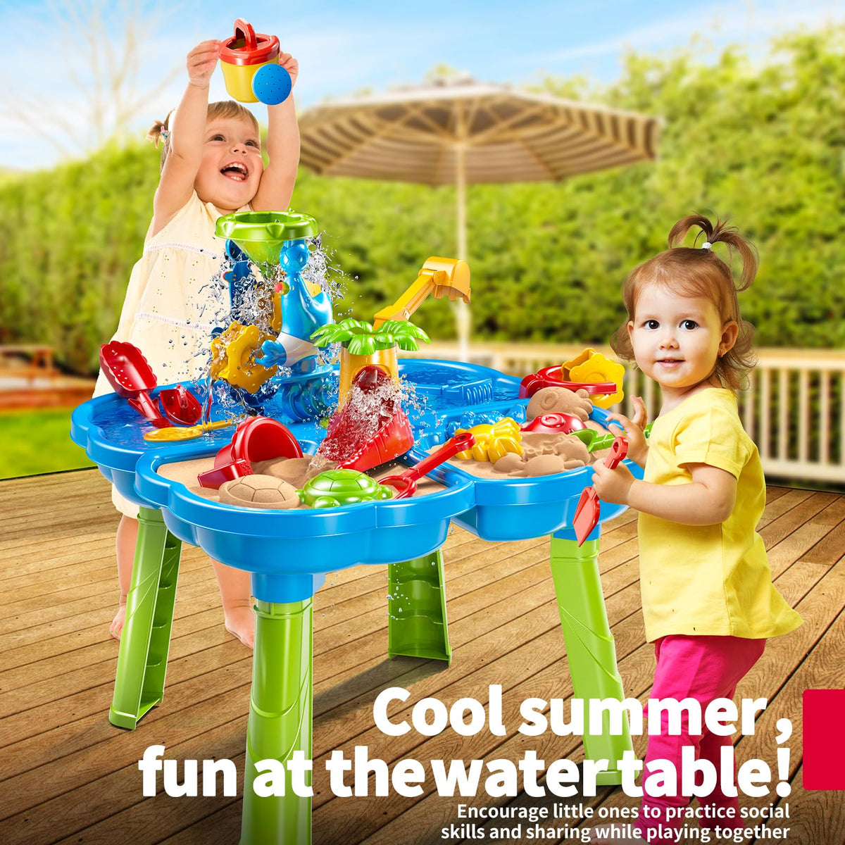 Watudou ABS material ensures safe, durable play with smooth edges.