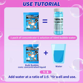 Watudou Bubble Concentrates, twenty concentrates for vibrant bubble streams.